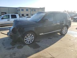 Land Rover Range Rover salvage cars for sale: 2016 Land Rover Range Rover HSE