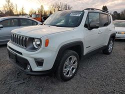 Jeep salvage cars for sale: 2020 Jeep Renegade Limited