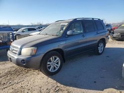 Toyota salvage cars for sale: 2006 Toyota Highlander Hybrid