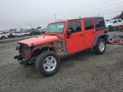 Jeep salvage cars for sale: 2013 Jeep Wrangler Unlimited Sport