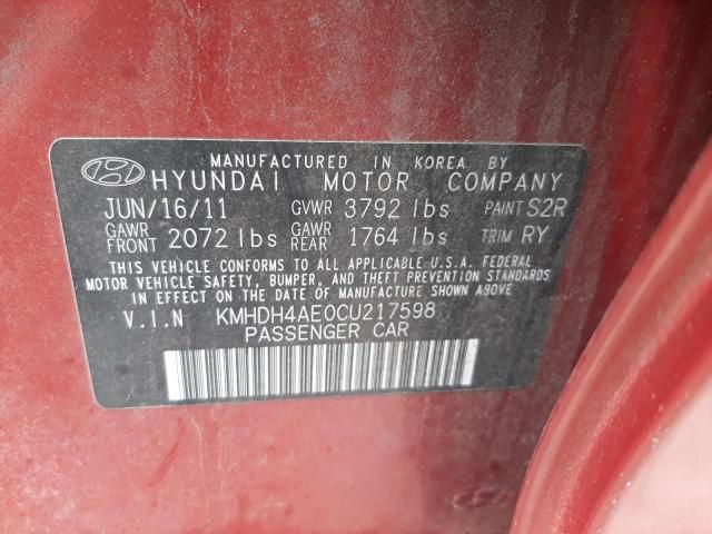 2012 Hyundai Elantra GLS