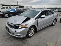 Vehiculos salvage en venta de Copart Grand Prairie, TX: 2012 Honda Civic EXL