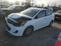 Hyundai salvage cars for sale: 2015 Hyundai Accent GLS