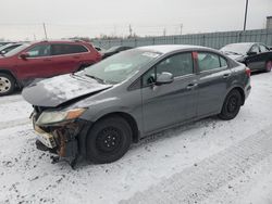 Honda salvage cars for sale: 2012 Honda Civic LX