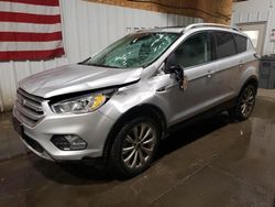 Salvage cars for sale from Copart Anchorage, AK: 2017 Ford Escape Titanium