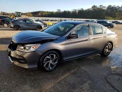 Salvage cars for sale from Copart Harleyville, SC: 2017 Honda Accord LX