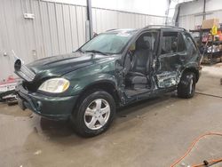 Mercedes-Benz Vehiculos salvage en venta: 2000 Mercedes-Benz ML 55