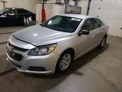 Chevrolet salvage cars for sale: 2015 Chevrolet Malibu LS