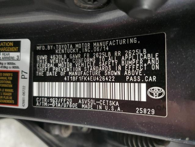 2014 Toyota Camry l