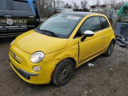 Fiat salvage cars for sale: 2015 Fiat 500 Lounge