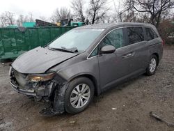 Honda Odyssey exl salvage cars for sale: 2015 Honda Odyssey EXL