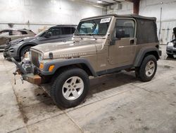 Salvage cars for sale from Copart Milwaukee, WI: 2004 Jeep Wrangler / TJ Rubicon