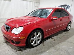 Mercedes-Benz salvage cars for sale: 2007 Mercedes-Benz C 230