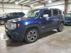 Jeep Renegade salvage cars for sale: 2017 Jeep Renegade Limited