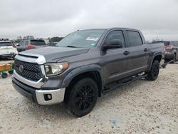 Toyota Tundra salvage cars for sale: 2018 Toyota Tundra Crewmax SR5