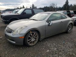 Infiniti Vehiculos salvage en venta: 2005 Infiniti G35