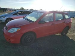 Toyota salvage cars for sale: 2003 Toyota Corolla Matrix Base