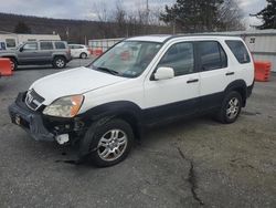 Honda salvage cars for sale: 2002 Honda CR-V EX