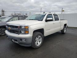 Chevrolet Silverado k1500 lt salvage cars for sale: 2015 Chevrolet Silverado K1500 LT