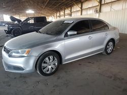 Volkswagen salvage cars for sale: 2012 Volkswagen Jetta SE