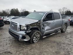 Toyota Tundra Crewmax Limited salvage cars for sale: 2012 Toyota Tundra Crewmax Limited