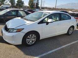 Vehiculos salvage en venta de Copart Rancho Cucamonga, CA: 2012 Honda Civic LX