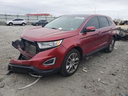 Ford Edge Titanium salvage cars for sale: 2017 Ford Edge Titanium