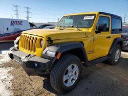 Jeep Wrangler Sport salvage cars for sale: 2021 Jeep Wrangler Sport