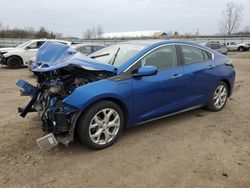 Chevrolet Volt salvage cars for sale: 2018 Chevrolet Volt Premier