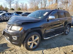 Jeep Grand Cherokee salvage cars for sale: 2016 Jeep Grand Cherokee Overland