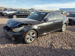 BMW 528 i salvage cars for sale: 2010 BMW 528 I