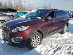 Salvage cars for sale from Copart Leroy, NY: 2018 KIA Sorento LX