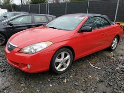 Toyota Camry Sola salvage cars for sale: 2006 Toyota Camry Solara SE