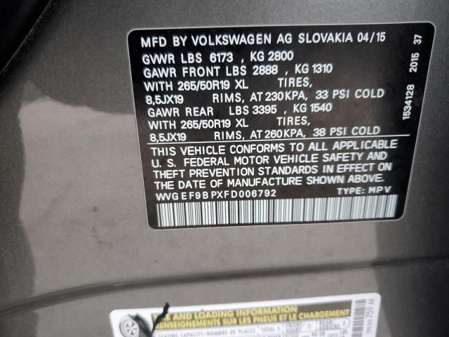 2015 Volkswagen Touareg V6