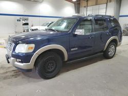 Ford Explorer salvage cars for sale: 2008 Ford Explorer Eddie Bauer