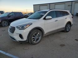 Hyundai Santa fe salvage cars for sale: 2017 Hyundai Santa FE SE