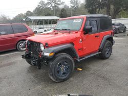 Salvage cars for sale from Copart Savannah, GA: 2021 Jeep Wrangler Sport