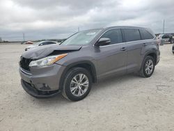 Toyota Highlander Vehiculos salvage en venta: 2014 Toyota Highlander XLE