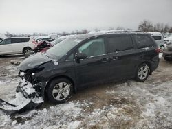 Toyota Sienna Vehiculos salvage en venta: 2017 Toyota Sienna