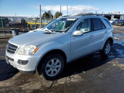 Mercedes-Benz m-Class salvage cars for sale: 2007 Mercedes-Benz ML 350