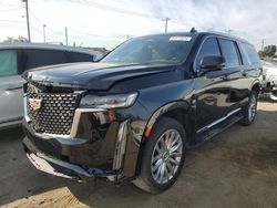 Cadillac Escalade salvage cars for sale: 2022 Cadillac Escalade ESV Premium Luxury