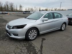 Salvage cars for sale from Copart Portland, OR: 2015 Honda Accord EXL