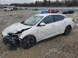 Nissan salvage cars for sale: 2020 Nissan Sentra SV