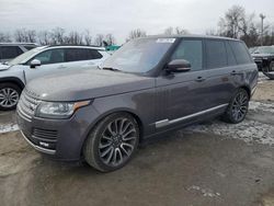 Land Rover salvage cars for sale: 2016 Land Rover Range Rover Supercharged