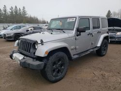 Jeep Wrangler salvage cars for sale: 2014 Jeep Wrangler Unlimited Sahara