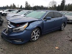 Subaru Legacy salvage cars for sale: 2022 Subaru Legacy Limited XT