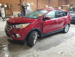 Salvage cars for sale from Copart Ebensburg, PA: 2017 Ford Escape SE