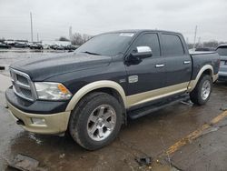 Salvage trucks for sale at Woodhaven, MI auction: 2012 Dodge RAM 1500 Longhorn