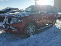 Lincoln Navigator salvage cars for sale: 2017 Lincoln Navigator Reserve