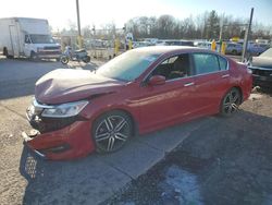 Honda Accord salvage cars for sale: 2016 Honda Accord Sport